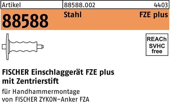 Actual product image Fischer Zykon-Einschlagwerkzeug FZE 22 plus (1 pcs.)