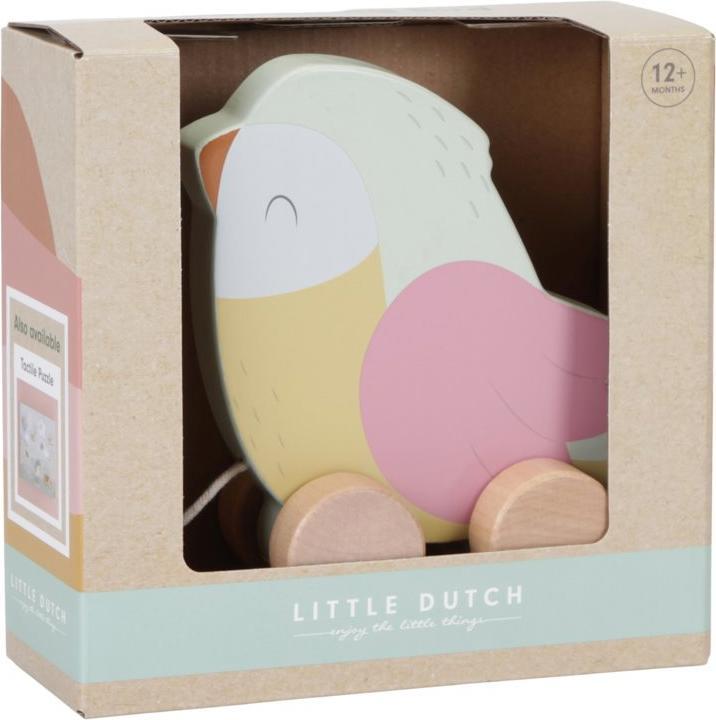 Actual product image Little Dutch Wooden Pull-along Bird FSC