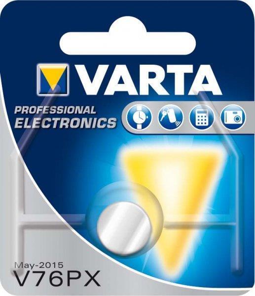 Actual product image Varta Electronics V76PX (1 pcs., SR44, 145 mAh)