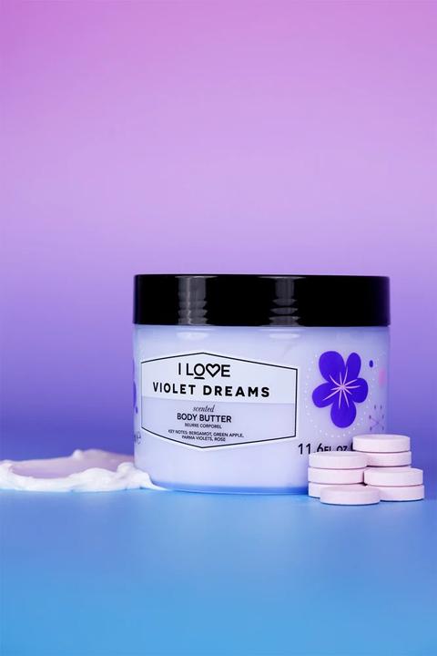 Actual product image I Love... Body Butter Violet Dreams 300 ml (Body butter, 300 ml)