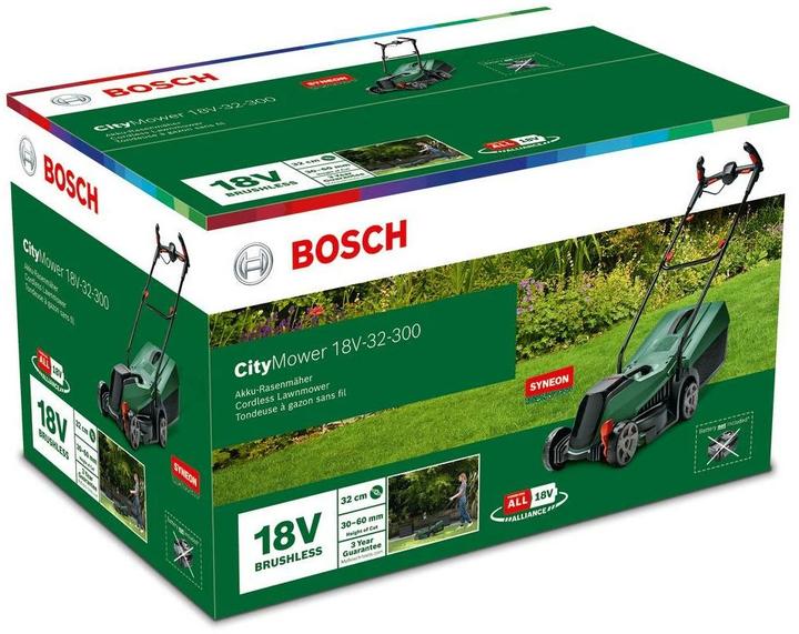 Produktbild Bosch Home & Garden CityMower 18V-32-300 (Akkubetrieb)