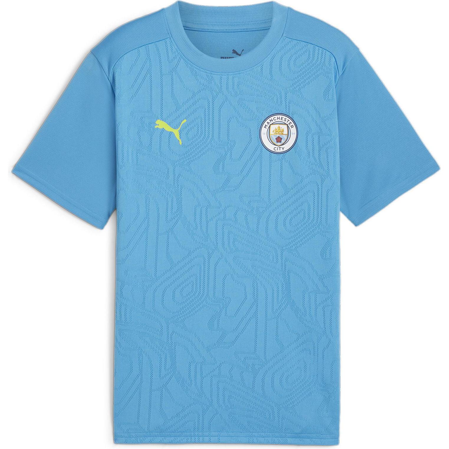 Puma, Unisex, Sportshirt, MCFC Training Jersey Jr (152), Blau, 152