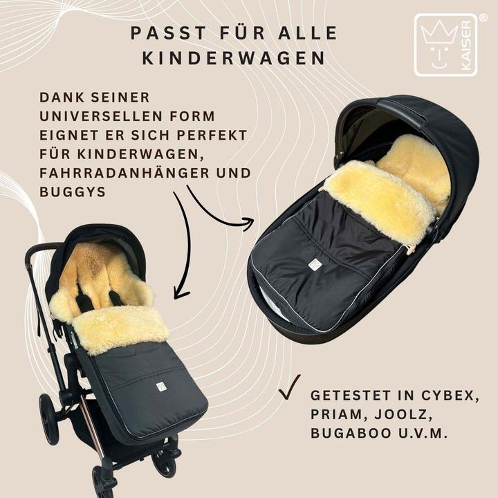 Image du produit Kaiser Baby Kaiser Lammfell Fusssack Dublas 2.0, anthracite