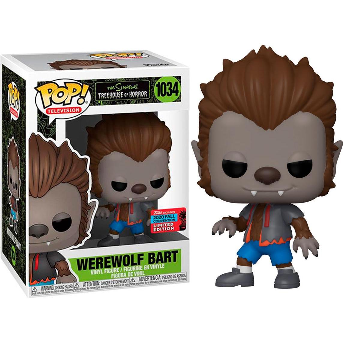 Thumbnail - Funko Pop! The Simpsons : Werewolf Bart (1034) Exclusive