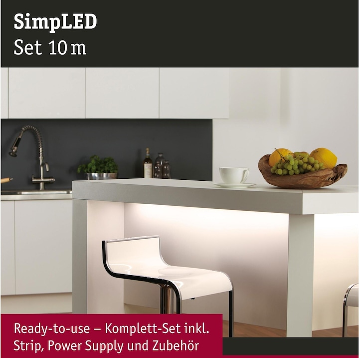 Produktbild Paulmann SimpLED Stripe Set (Warmweiss, 1000 cm, Indoor)