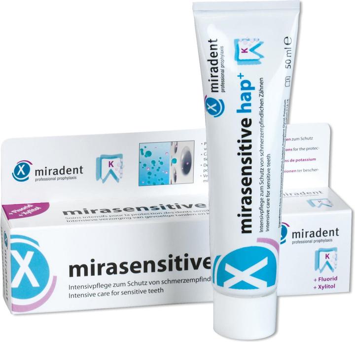 Actual product image Miradent Mirasensitive hap+ Intensive Care (50 ml)
