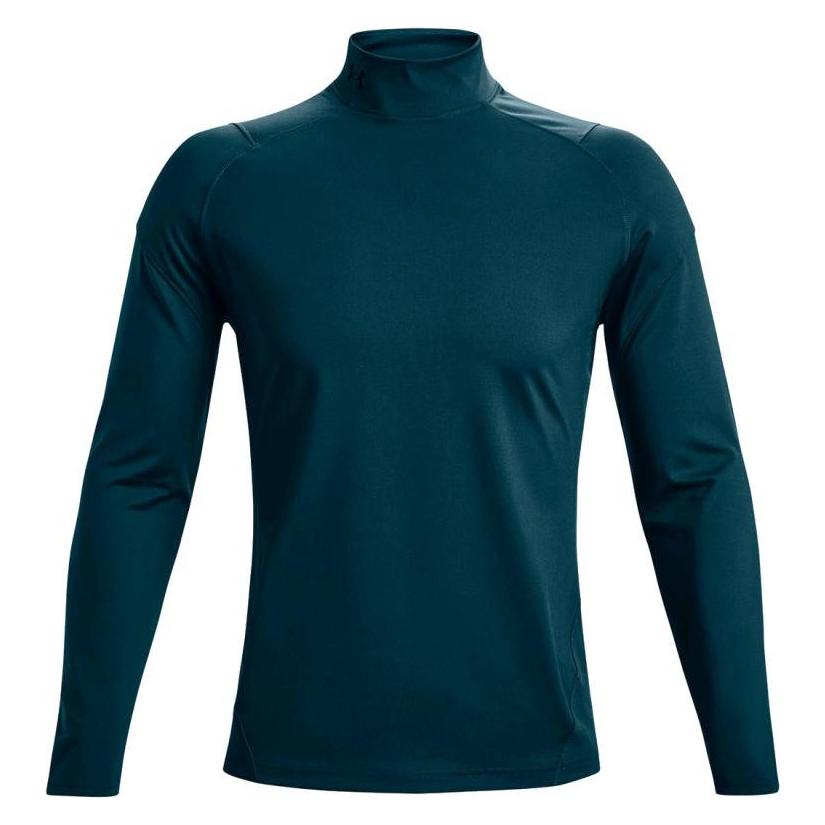 Under Armour, Mannen, Sportief Shirt, ColdGear Rush Mock 1366059-413 *195251249312 (Xl), Groen, Xl