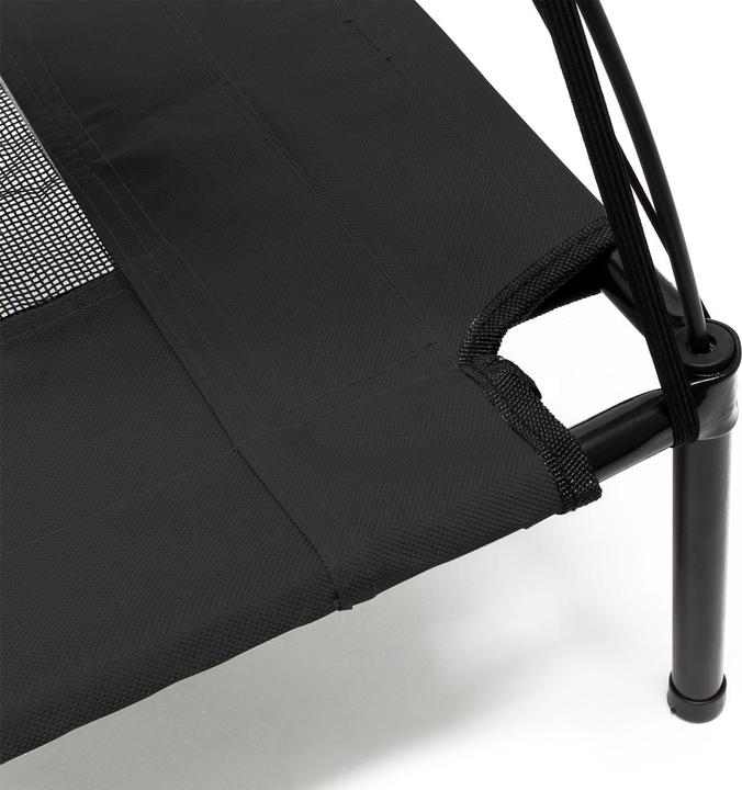 Actual product image Wiltec Portable Outdoor Relax Pet Bed Canopy Dog Bed XL Black (Cat, Dog)