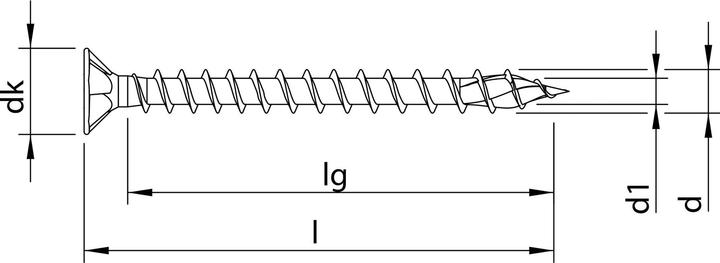 Image du produit Heco HECO-TOPIX-plus 4,0 x 30, tête fraisée, Pozi-Drive, VVG, A3L 60427
