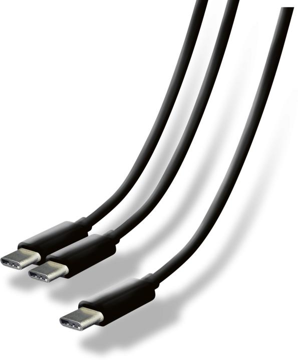 Actual product image Steelplay Dual Play & Charge Cable for Controller 3m Black PS5 (PS5)