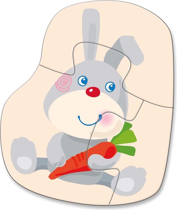 Productafbeelding Haba 4 eerste puzzels - dierenkinderen (4 onderdelen)