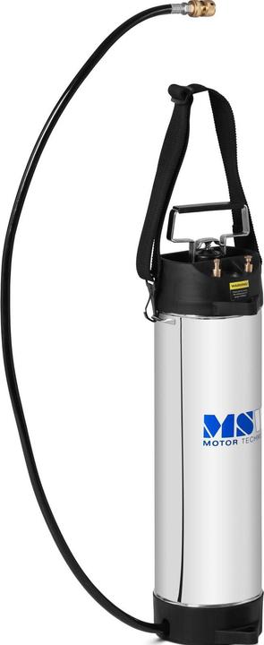 MSW Wassertank für Kernbohrer Wassertank mit Pumpe Druckwassertank 10 L (Durchlaufpumpe)