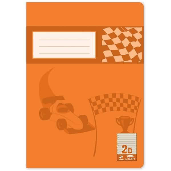 Image du produit Staufen Cahier A4 32BL Lin.2 ligné (A4, À rayures, Couverture souple)