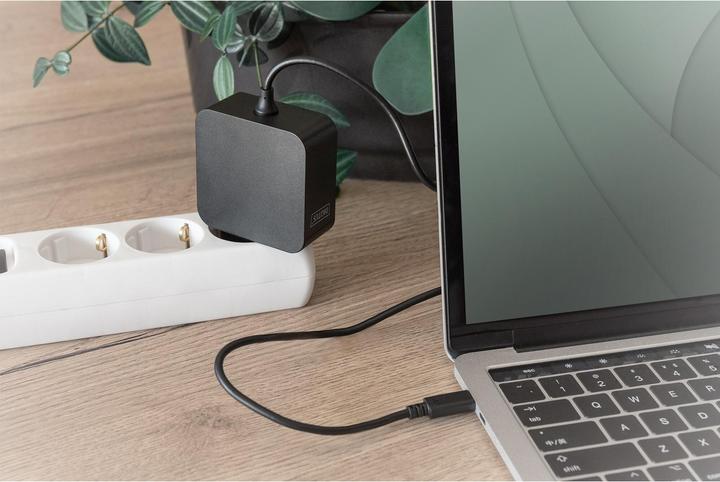 Actual product image Digitus Notebook charger USB-C power supply 65W PD3.0 DA-10071 1.2 m, black (65 W)
