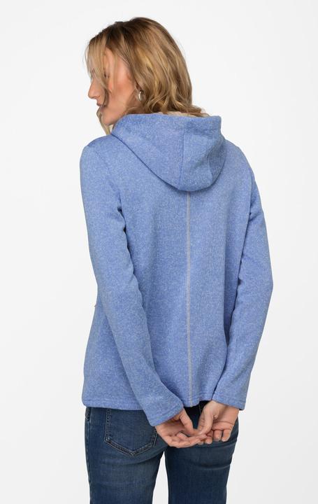Produktbild Laurasøn Strickfleece-Jacke, Kapuze, Zipptaschen (L)