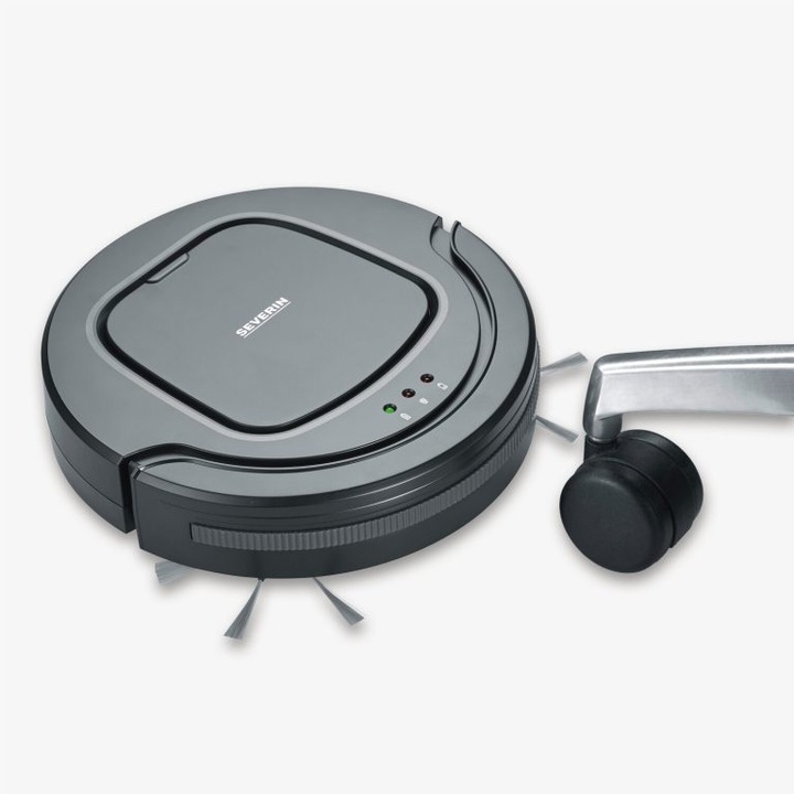 Actual product image Severin RB7023 Robot Vacuum Cleaner Chill black / grey (Robot vacuum)