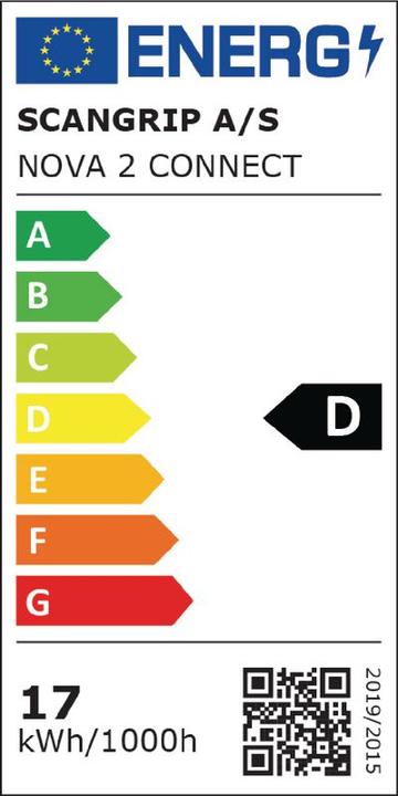 Energie-Label Scangrip Connect Nova 4 (4000 lm)