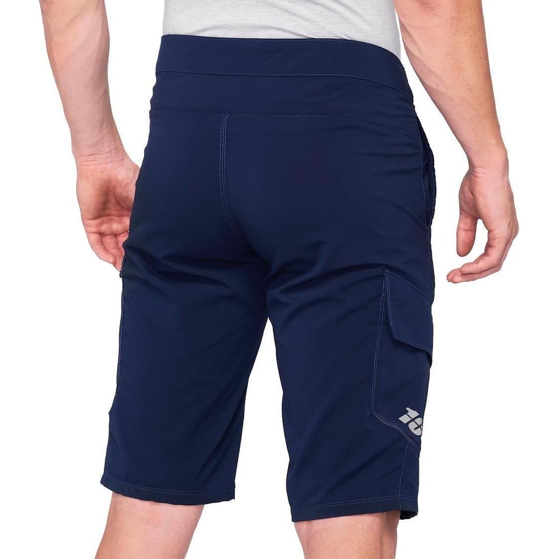 100%, Herren, Velohosen, MTB WEAR Unisex Ridecamp Navy-34 Short, Marineblau (Blau), M (34), Blau, 34