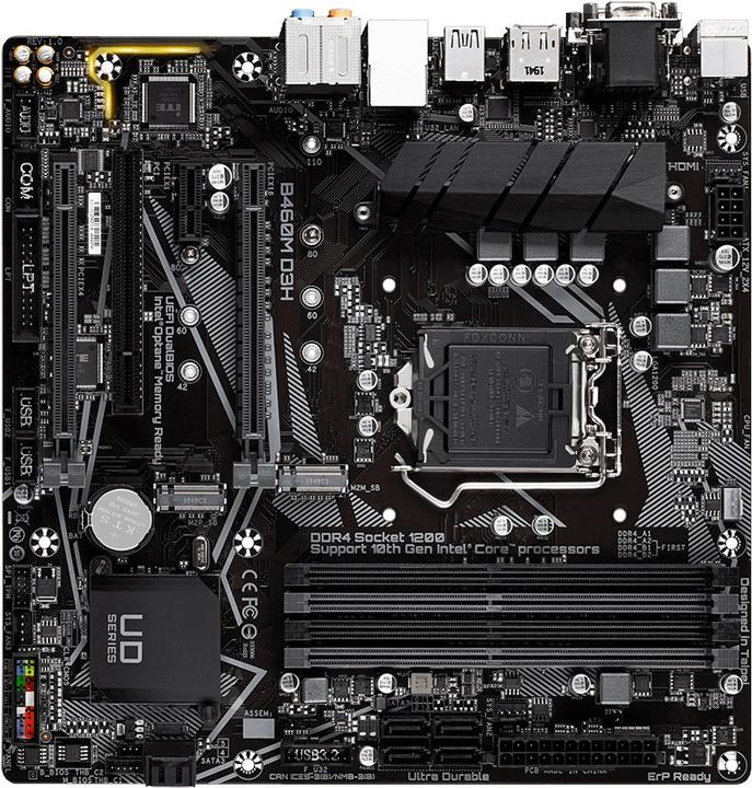 Produktbild Gigabyte B460M D3H (LGA 1200, Intel B460, mATX)