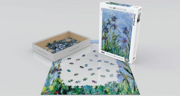 Actual product image Eurographics Irises by Claude Monet (1000 pieces)