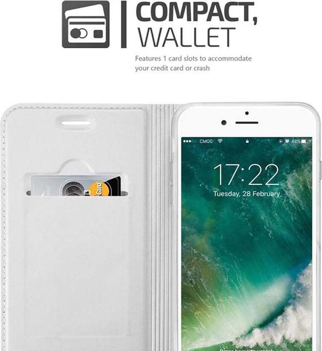 Produktbild Cadorabo Book Classy Style Cover (Apple iPhone 7 Plus, Apple iPhone 7s Plus)