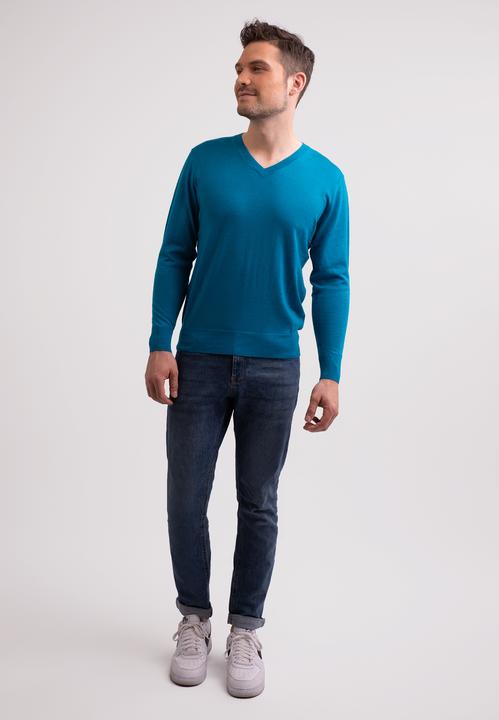 Actual product image Cash-Mere Kaschmir V-Ausschnitt Pullover (XL)