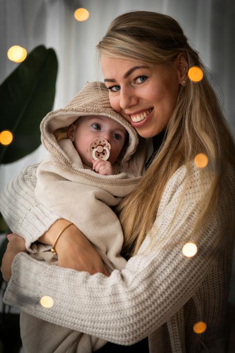 Image du produit Baby's only couverture à capuche Grace, beige (75 x 75 cm)