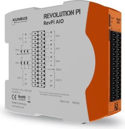 Image du produit Kunbus REVPI AIO RevPi Module d'extension d'E/S analogiques (Extension)