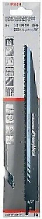 Image du produit Bosch Professional Zubehör Feuille PRO Thick Metal Demolition S1130CF, 1,6 x 22 x 225 mm, 5 pcs.