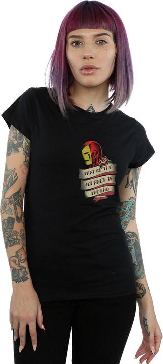 Produktbild Iron Man Tattoo Journey Breast Print TShirt (L)