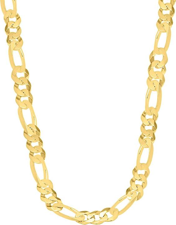 Image du produit Candy Collier Figaro Aigle 6.5 mm, argent sterling 925, plaqué or (Plaqué or 18k, Argent sterling 925, Argent massif de 925, 50 cm)