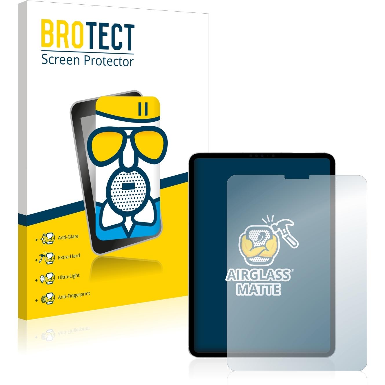 BROTECT AirGlass Panzerglasfolie Matt (1 Stück, iPad Pro 11 2022 (4. Gen)), Tablet Schutzfolie