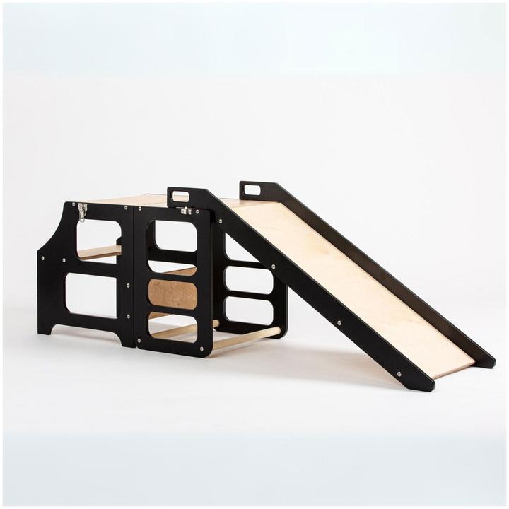 Duck Woodworks Tour d'apprentissage pliable avec toboggan