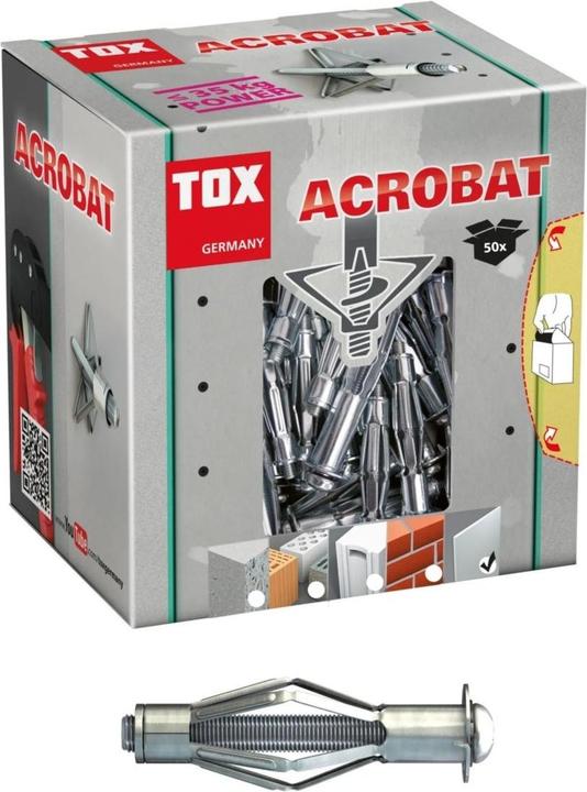 Produktbild Tox Metall-Hohlraumdübel Acrobat M4x38 mm Kleinpack (25 Stk.)