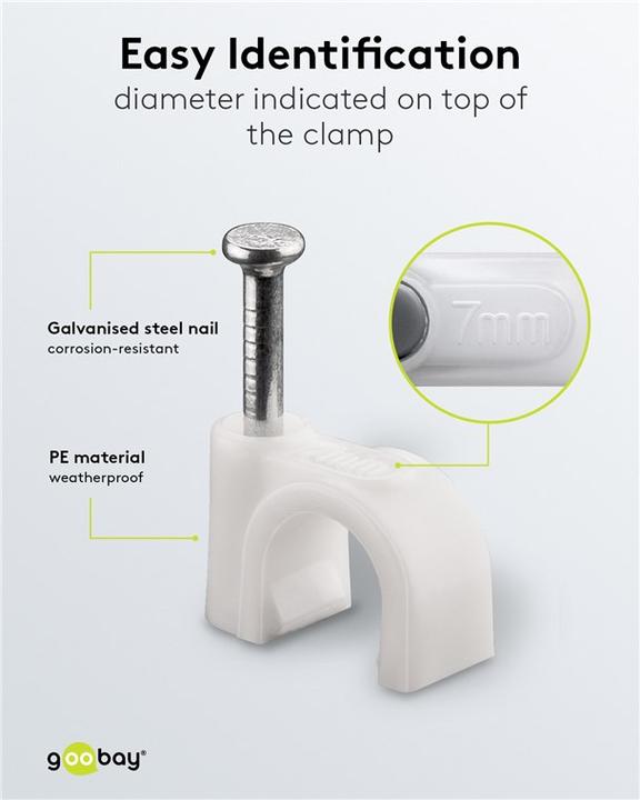 Produktbild Goobay Kabelschelle