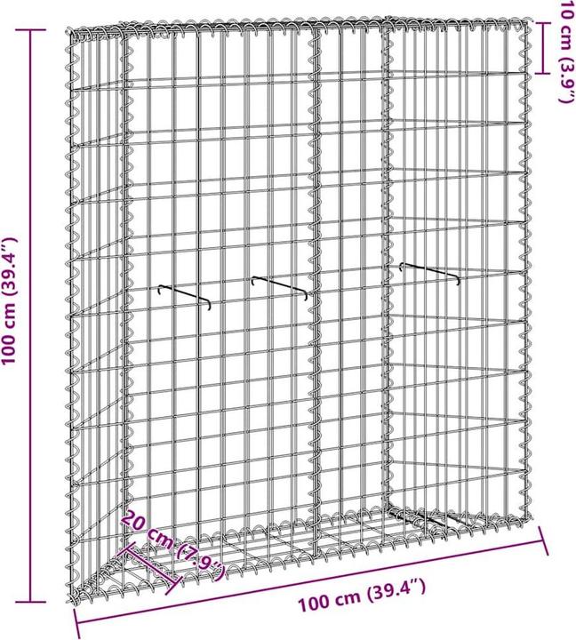 Immagine prodotto vidaXL Gabionen-Hochbeet