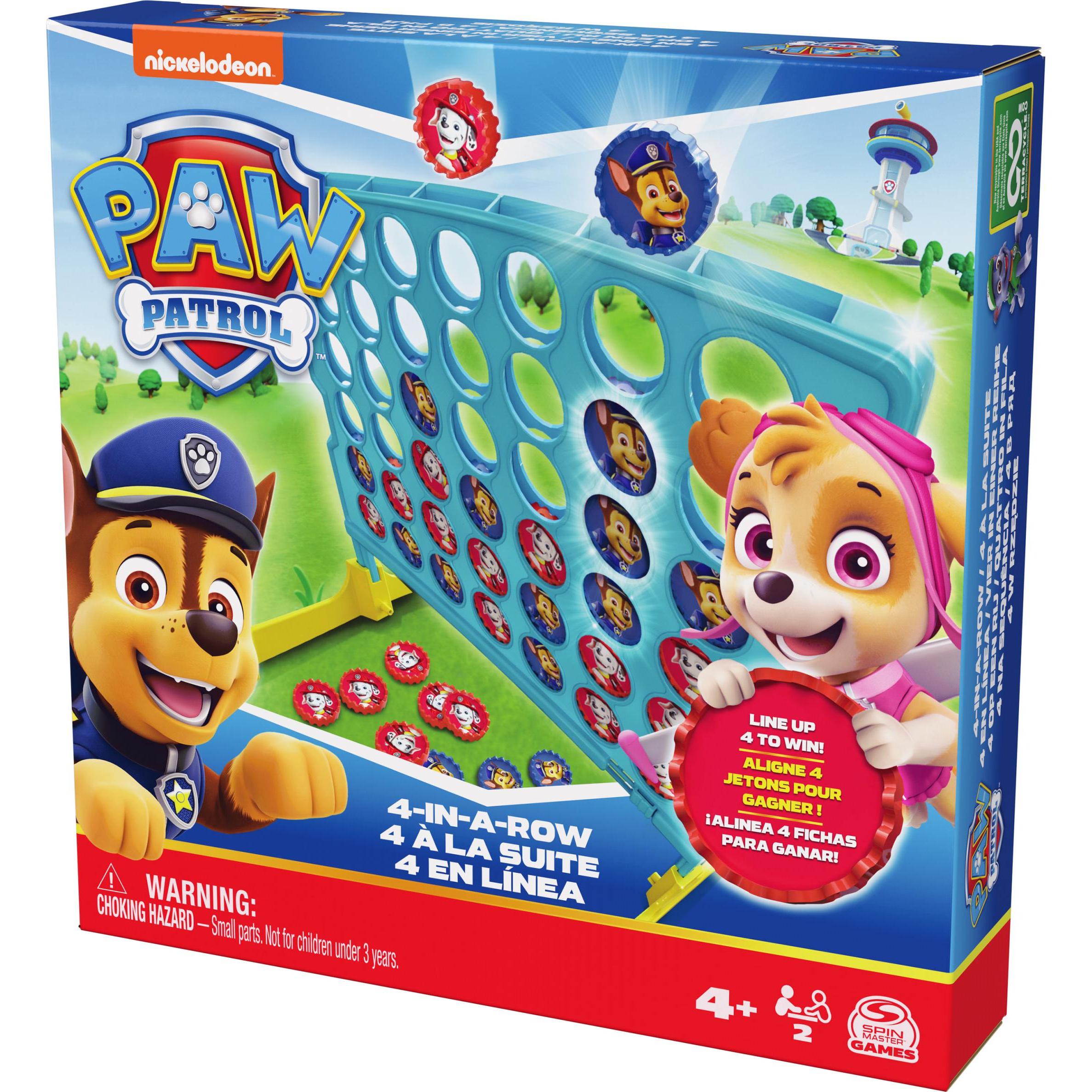 Spin Master Multicolore Paw Patrol - Quattro Di Fila (Francese, Inglese, Italiano, Tedesco, 2 Giocatori)