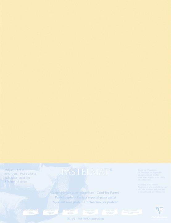 Produktbild Clairefontaine Trockene Techniken (1800 g/m², 5 x)