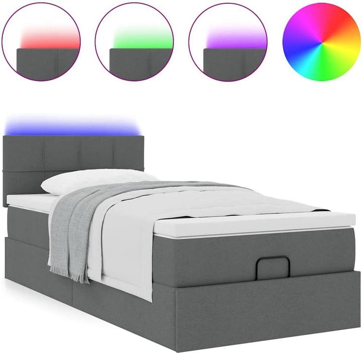 Produktbild vidaXL Ottoman-Bett (90 x 200 cm)