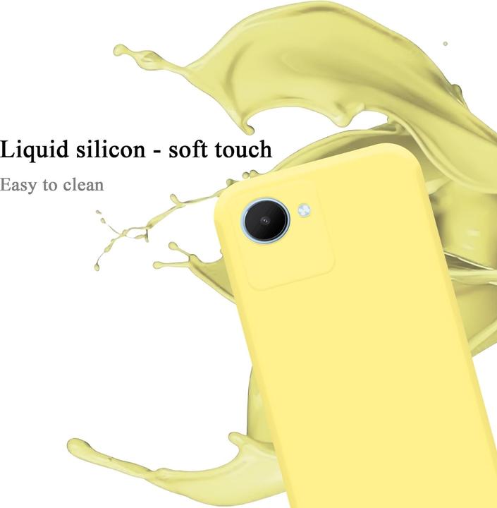 Actual product image Cadorabo TPU Liquid Silicone Case Cover for Realme C30 / Narzo 50i PRIME (Realme Narzo 50i Prime, Nokia C30)
