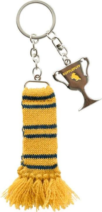 Actual product image Harry Potter Hufflepuff scarf keychain