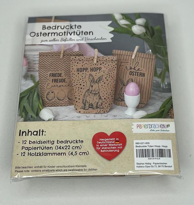 Image du produit Papierdrachen Sacs (12x)