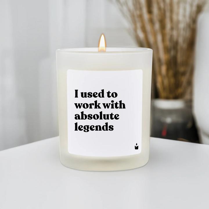 Actual product image Chatty Candles Scented candle Flowery I used to work with absolute legends