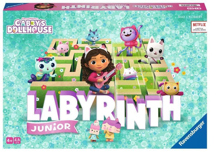 Produktbild Ravensburger Muuttuva Labyrintti Gabby's Dollhouse Junior -lautapeli