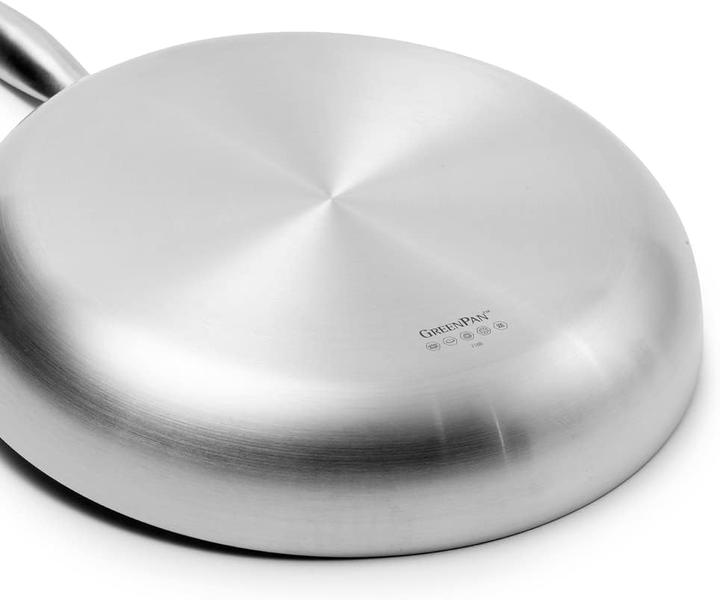 Image du produit Greenpan Poêle à frire, 28cm, acier inoxydable (28 cm, Poêle à frire, Céramique)