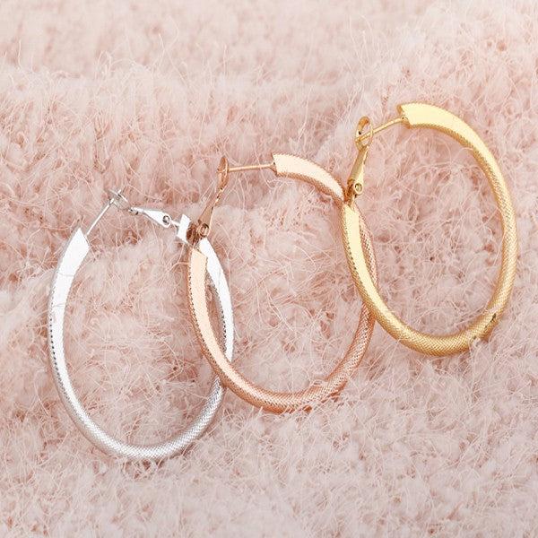 Immagine prodotto Hermex Orecchini LUXURY placcati in platino - Platino (Lega di rame)