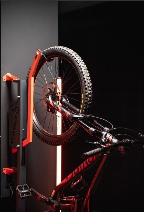 Produktbild Staybike Fahrradhalterung TURNINGgrau, schwenkbar Velohalterung, M 15-24kg Gewicht Fahrrad