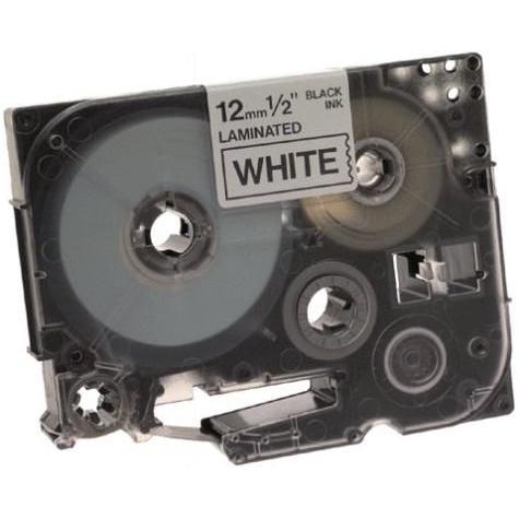 Brother, Nastro di marcatura, Schriftband 12mm 4M weiss/sw (35.60 cm, Bianco)