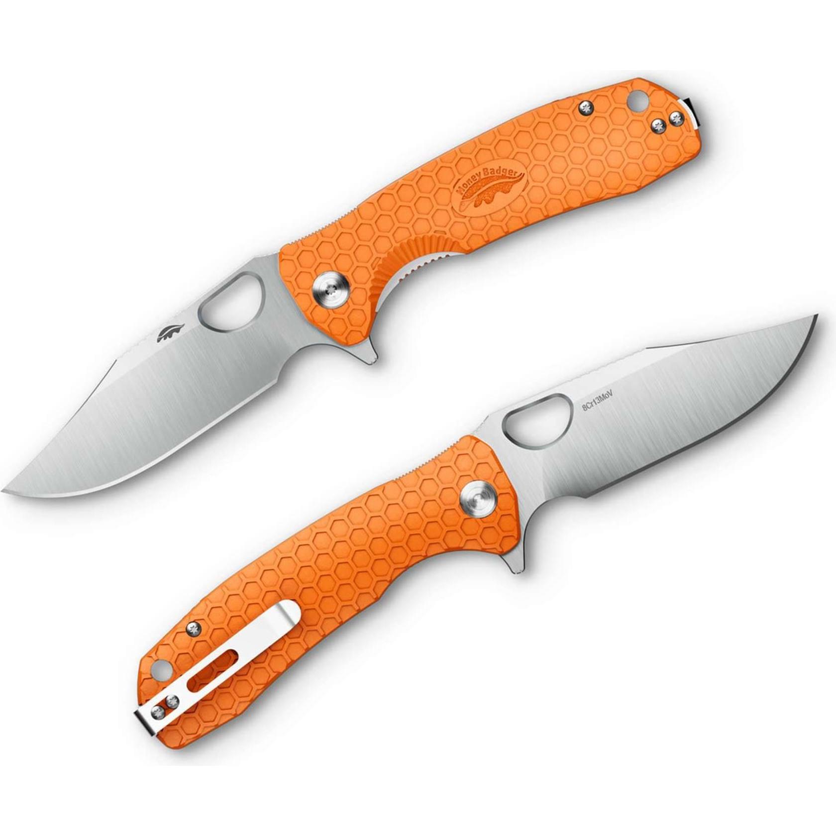 Thumbnail - Honey Badger, Mehrzweckmesser, Clippoint Medium Orange (8.20 cm)