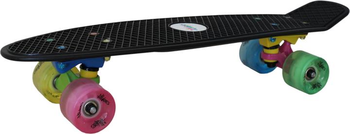 Actual product image Magni Skateboard Fun, No Rules, NEON with light-up wheels (22.44")